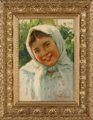 Сычков Федот Васильевич. Портрет девочки